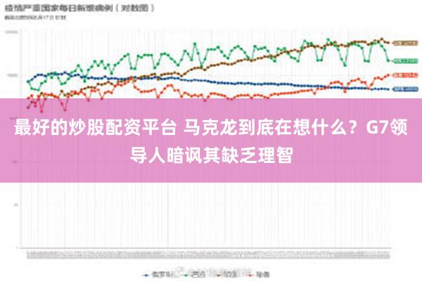 最好的炒股配资平台 马克龙到底在想什么？G7领导人暗讽其缺乏理智