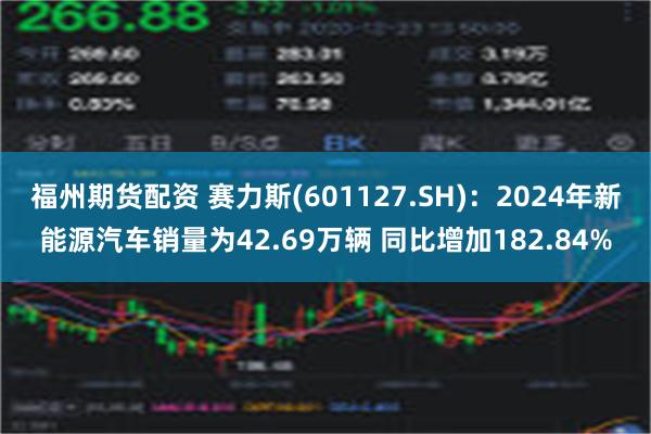 福州期货配资 赛力斯(601127.SH)：2024年新能源汽车销量为42.69万辆 同比增加182.84%